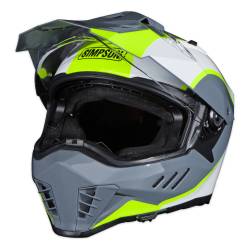Simpson Motorcycle - Simpson Motorcycle XBBGWYSM Xcursion Bandit Small Motorcycle Helmet BC Yellow - Image 2