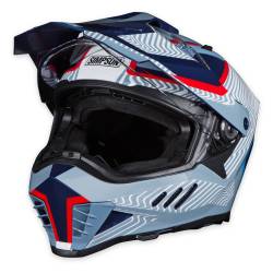 Simpson Motorcycle - Simpson Motorcycle XBMUGRLG Xcursion Bandit Large Motorcycle Helmet Mojave Blue - Image 2