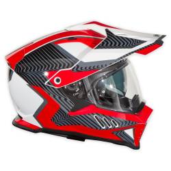 Simpson Motorcycle - Simpson Motorcycle XBMWRGMD Xcursion Bandit Medium Motorcycle Helmet Mojave Red - Image 7