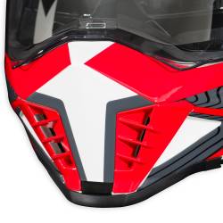 Simpson Motorcycle - Simpson Motorcycle XBMWRG2X Xcursion Bandit 2X-Large Motorcycle Helmet Red - Image 10