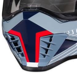 Simpson Motorcycle - Simpson Motorcycle XBMUGRXL Xcursion Bandit X-Large Motorcycle Helmet Blue - Image 10