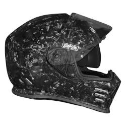 Simpson Motorcycle - Simpson Motorcycle GBDFC2X Ghost Bandit 2X-Large Motorcycle Helmet Carbon Fiber - Image 5