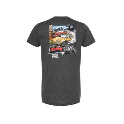 Holley - Holley 10502-YSMHOL 2024 Ford Fest Monster DriftT-Shirt Youth Small Charcoal - Image 1