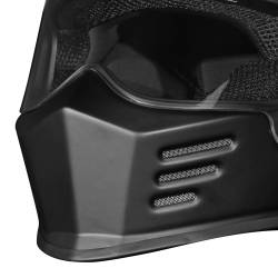 Simpson Motorcycle - Simpson Motorcycle OB33LG Outlaw Bandit 3 Large Motorcycle Helmet Flat Black - Image 3