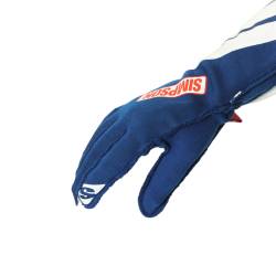 Simpson Safety - Simpson Safety SCNXL Supercoil Racing Gloves Xtra Large Navy SFI 3.3/5 - Image 2