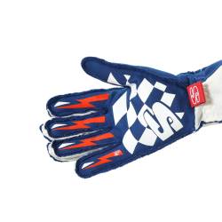 Simpson Safety - Simpson Safety SCNSM Supercoil Racing Gloves Small Navy SFI 3.3/5 - Image 3