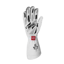 Simpson Safety - Simpson Safety ASWXL Racing Gloves Xtra Large White SFI 3.3/5 - Image 5