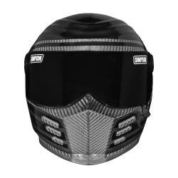 Simpson Motorcycle - Simpson Motorcycle OB3UNKMD Outlaw Bandit 3 Medium Motorcycle Helmet Carbon - Image 2