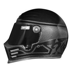 Simpson Motorcycle - Simpson Motorcycle OB3UNKMD Outlaw Bandit 3 Medium Motorcycle Helmet Carbon - Image 3
