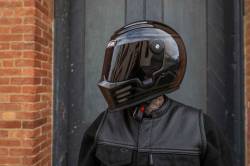 Simpson Motorcycle - Simpson Motorcycle OB3UNKLG Outlaw Bandit 3 Large Motorcycle Helmet Carbon Fiber - Image 7
