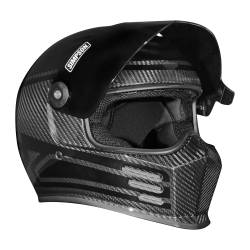 Simpson Motorcycle - Simpson Motorcycle OB3UNKSM Outlaw Bandit 3 Small Motorcycle Helmet Carbon Fiber - Image 10