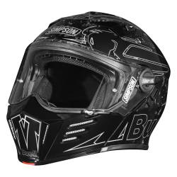 Simpson Motorcycle - Simpson Motorcycle M5983LG Mod Bandit Large Motorcycle Helmet Forged Carbon - Image 1