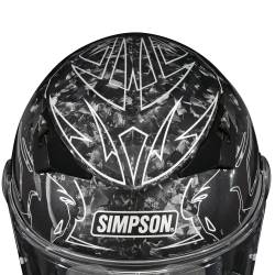 Simpson Motorcycle - Simpson Motorcycle M5983SM Mod Bandit Small Motorcycle Helmet Forged Carbon - Image 6