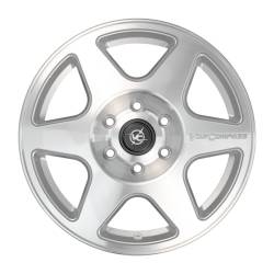 Van Compass - Van Compass 2101-SM Slice 17x8 Polished Wheel 10-26 Mercedes-Benz Sprinter 2500 - Image 3