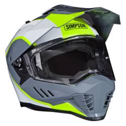 Simpson Motorcycle - Simpson Motorcycle XBBGWYXL Xcursion Bandit X-Large Motorcycle Helmet BC Yellow - Image 5