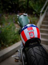 Simpson Motorcycle - Simpson Motorcycle CHOP69MD Chopper Medium Motorcycle Helmet EZ USA - Image 7