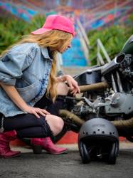 Simpson Motorcycle - Simpson Motorcycle CHOPRAMD Chopper Medium Motorcycle Helmet Raster - Image 2