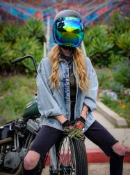 Simpson Motorcycle - Simpson Motorcycle CHOPRA2X Chopper 2X-Large Motorcycle Helmet Raster - Image 4