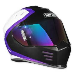 Simpson Motorcycle - Simpson Motorcycle GBDSROY Ghost Bandit Small Motorcycle Helmet Royal - Image 5