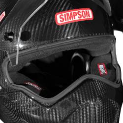 Simpson Safety - Simpson Safety 929001C Kingsnake SA2025 Small Racing Helmet Carbon Fiber - Image 5