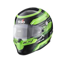 Stilo - Stilo AA0821AH5P53DGRE ST6 Karting XX-Small Karting Helmet Carbon Fiber/Green - Image 2