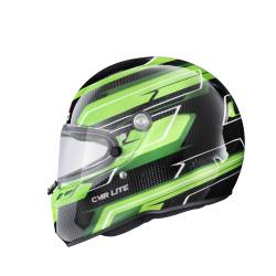 Stilo - Stilo AA0821AH5P53DGRE ST6 Karting XX-Small Karting Helmet Carbon Fiber/Green - Image 6