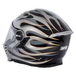 Simpson Motorcycle - Simpson Motorcycle M59WF2LG Mod Bandit Large Motorcycle Helmet Wildfire - Image 4