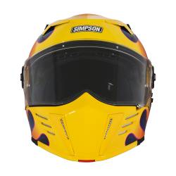 Simpson Motorcycle - Simpson Motorcycle M59WF62X Mod Bandit 2X-Large Motorcycle Helmet Wildfire - Image 2