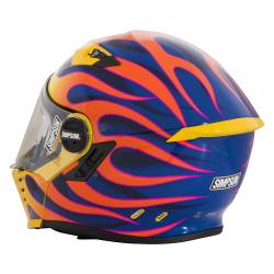 Simpson Motorcycle - Simpson Motorcycle M59WF62X Mod Bandit 2X-Large Motorcycle Helmet Wildfire - Image 4
