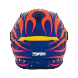 Simpson Motorcycle - Simpson Motorcycle M59WF6LG Mod Bandit Large Motorcycle Helmet Wildfire - Image 5