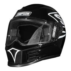 Simpson Motorcycle - Simpson Motorcycle SPB121MD Speed Bandit Medium Motorcycle Helmet Black - Image 1