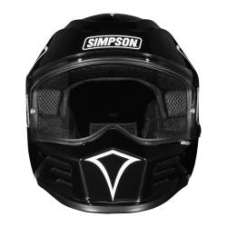 Simpson Motorcycle - Simpson Motorcycle SPB1212X Speed Bandit 2X-Large Motorcycle Helmet Black - Image 2