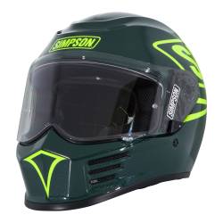 Simpson Motorcycle - Simpson Motorcycle SPB127XL Speed Bandit X-Large Motorcycle Helmet Green - Image 1