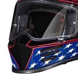 Simpson Motorcycle - Simpson Motorcycle SPBAM1LG Speed Bandit Large Motorcycle Helmet Black - Image 4