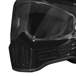 Simpson Motorcycle - Simpson Motorcycle M3022X M30 Bandit 2X-Large Motorcycle Helmet Gloss Black - Image 5