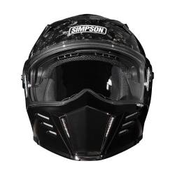 Simpson Motorcycle - Simpson Motorcycle M59FCMD Mod Bandit Medium Motorcycle Helmet Forged Carbon - Image 2
