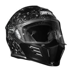 Simpson Motorcycle - Simpson Motorcycle M59FCLG Mod Bandit Large Motorcycle Helmet Forged Carbon - Image 3