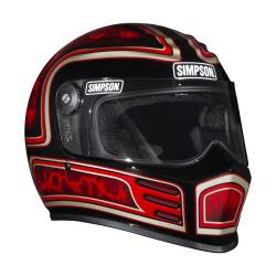 Simpson Motorcycle - Simpson Motorcycle OB3SD26SM Outlaw Bandit 3 Small Motorcycle Helmet Schultz - Image 3