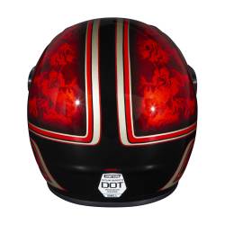 Simpson Motorcycle - Simpson Motorcycle OB3SD262X Outlaw Bandit 3 2X-Large Motorcycle Helmet Schultz - Image 6