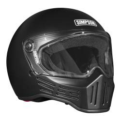 Simpson Motorcycle - Simpson Motorcycle M303SM M30 Bandit Small Motorcycle Helmet Matte Black - Image 4