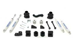 Fabtech - Fabtech FTS24080BK 3" Spacer System w/Shocks Comp Box for 07-18 Wrangler JK 4WD - Image 1