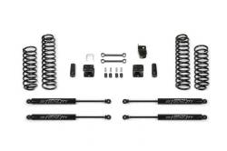 Fabtech - Fabtech FTS24104 3" Sport System w/Stealth Shocks for 07-18 Jeep JK 4WD 4DR - Image 1