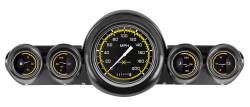 Classic Instruments - Classic Instruments CH59AXY54 AutoCross Yellow Gauge Set 59-60 Chevy Full Size - Image 1