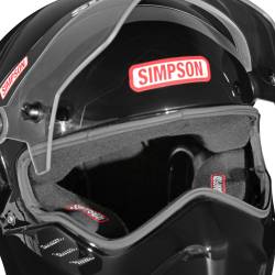 Simpson Safety - Simpson Safety 9290002 Kingsnake SA2025 X-Small Racing Helmet-Gloss Black - Image 5