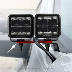 Go Rhino - Go Rhino 732400T XE Dogbone Light Bracket for 2x2 & 3x3 LED Cube Lights - Image 5