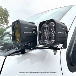 Go Rhino - Go Rhino 732400T XE Dogbone Light Bracket for 2x2 & 3x3 LED Cube Lights - Image 6