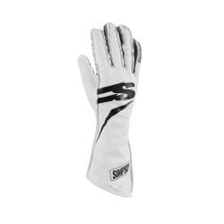 Simpson Safety - Simpson Safety ASWLG Airspeed Nomex Driving Gloves White Black SFI 3.3/5 Large - Image 1