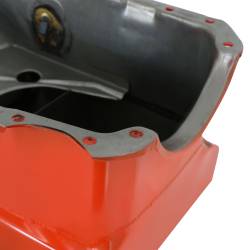 Mr Gasket - Mr Gasket 7606G Low Profile Oil Pan Orange 65-90 Chevy 396-454 Big Block - Image 4
