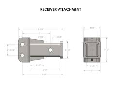 BulletProof Hitches - BulletProof RECEIVERATTACHMENT 2" Receiver Attachment - Image 6