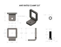 BulletProof Hitches - BulletProof 25ANTIRATTLE 2.5" Anti-Rattle Clamp - Image 4
